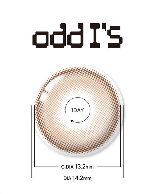 1Day Odd I's Soft brown